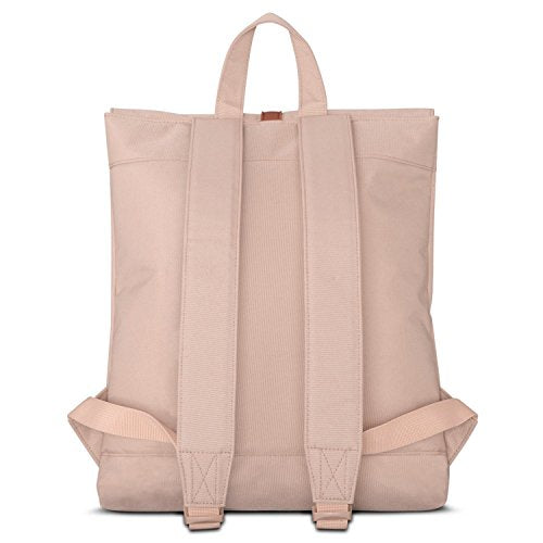 Zaino Donna Nero Piccolo - JOHNNNY URBAN Elias Borsa Zaini Realizzato con Bottiglie PET Riciclate - Mini Zainetto Elegante - Borsa Tracolla e Zaino due in Uno - Ideale per il Tempo