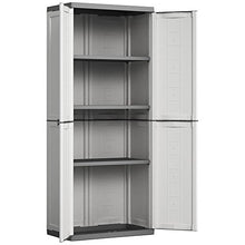 Carica l'immagine nel visualizzatore di Gallery, Keter Jolly Alto 3 Ripiani Regolabili - 68X39X166H Bianco