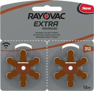 120 pile batterie per apparecchi acustici RAYOVAC EXTRA 312 (marroni) PR41... - Ilgrandebazar