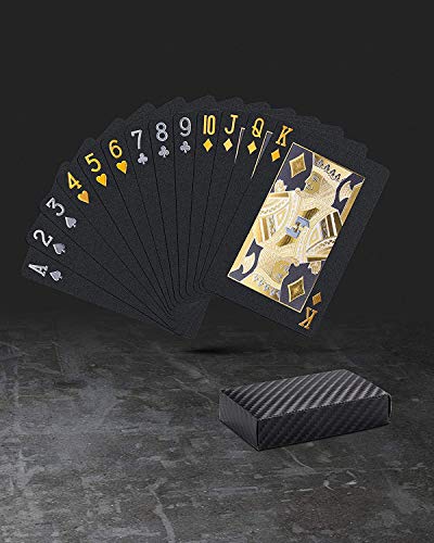 Poker Night Pro Mazzo di Carte da Gioco Professionale 100% Plastica Impermeabile - (Retro Blu) | 55 Pezzi per Mazzo Inclusi 3 Jolly | Indice Regolare | Qualità CASINO Poker Night Pro Mazzo di Carte da Gioco Professionale 100% Plastica Impermeabile - (Retro Blu) | 55 Pezzi per Mazzo Inclusi 3 Jolly | Indice Regolare | Qualità CASINO