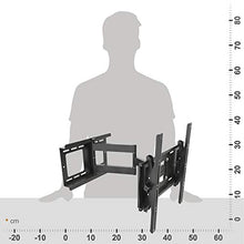Carica l'immagine nel visualizzatore di Gallery, RICOO R23-S, Supporto TV Parete, Girevole, 31-65 pollici (79-165cm), Nero