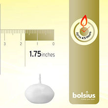 Carica l'immagine nel visualizzatore di Gallery, Bolsius Candele galleggianti Decorative, Cera, Bianco, 4.5cm w X 3cm Bianco