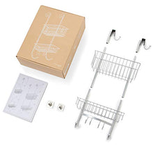 Carica l'immagine nel visualizzatore di Gallery, Mensola Doccia da Appendere Chromo – 2X scaffali – 59,3 x 22,6 x 11 cm