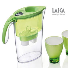 Carica l'immagine nel visualizzatore di Gallery, Laica J31AB Stream Line Caraffa Filtrante, Verde, filtro Bi-Flux incluso - Ilgrandebazar
