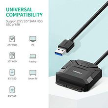 Carica l'immagine nel visualizzatore di Gallery, UGREEN Adattatore SATA USB 3.0 per SSD HDD 2.5’’3.5’’16TB con Alimentatore... - Ilgrandebazar