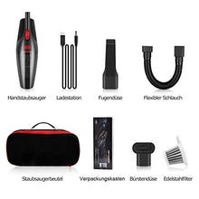 Carica l'immagine nel visualizzatore di Gallery, Aspirabriciole, Aspirabriciole Senza Fili Potente 120W, 4500PA Umido e Secco...