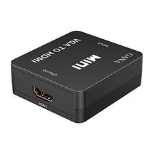 Carica l'immagine nel visualizzatore di Gallery, Adattatore VGA a HDMI, GANA 1080P Full HD Convertitore D-SUB a HDMI con cavo... - Ilgrandebazar
