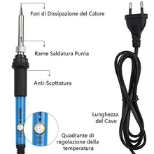 Carica l'immagine nel visualizzatore di Gallery, Vastar Saldatore Elettrico Professionale Kit - 60w, Saldatura... - Ilgrandebazar