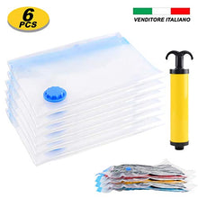 Carica l'immagine nel visualizzatore di Gallery, alenyk [Marchio Italiano Sacchetti Salvaspazio Sacchi Sottovuoto 70x90cm...