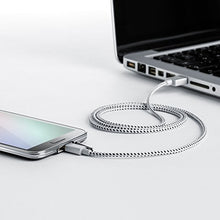 Carica l'immagine nel visualizzatore di Gallery, CSL - 5m Cavo Micro USB a Nylon Intrecciato e connettore in F: 5,0m - Ilgrandebazar