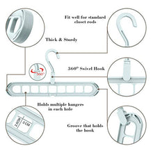 Carica l'immagine nel visualizzatore di Gallery, QYY Appendiabiti salvaspazio Organizzatore,Appendiabiti di Deformazione A