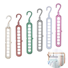 Carica l'immagine nel visualizzatore di Gallery, QYY Appendiabiti salvaspazio Organizzatore,Appendiabiti di Deformazione A