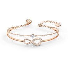 Carica l'immagine nel visualizzatore di Gallery, Swarovski Bangle Donna Placcato_Oro Cristallo Rotonda - 5518871 - Ilgrandebazar