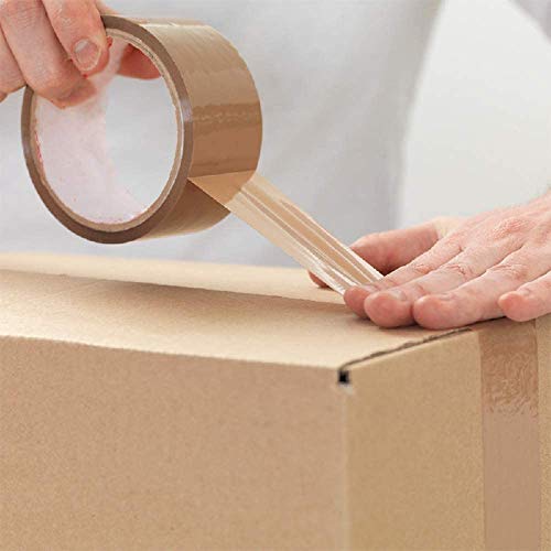 Nastro Adesivo Trasparente 48x66mt - 6 Rotoli Per Imballaggio E Pacchi