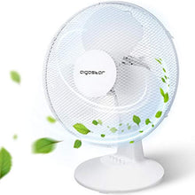 Carica l'immagine nel visualizzatore di Gallery, Aigostar Louis 33JTN - Ventilatore da tavolo, silensioso, 3 impostazioni di...