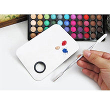 Carica l'immagine nel visualizzatore di Gallery, ROSENICE Palette per Miscelazione del Trucco, in Acciaio INOX, con Spatola... - Ilgrandebazar