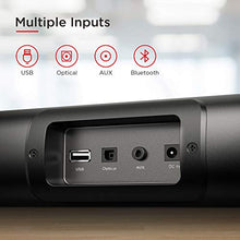 Carica l'immagine nel visualizzatore di Gallery, BOMAKER Tapio I Mini Soundbar Bluetooth 5.0 Wireless, 16'' con DSP avanzato... - Ilgrandebazar