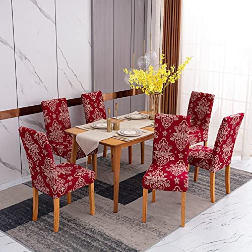 LANSHENG Coprisedie, Elasticizzato Coprisedie con Schienale, Moderno Coprisedia Lavabile Estraibile, Fodere Coprisedie Universale per Sala da Pranzo Cucina, Coperture per Sedie (Nero, 2 Pezzi