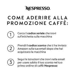 Nespresso Inissia EN80.B Macchina per caffè Espresso, 1260 W, 1 Nero rosso (Black)