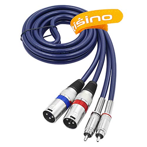 Cavo Audio Cordial XLR Maschio A RCA Doppio - 3 M, Per Collegamenti Professionali