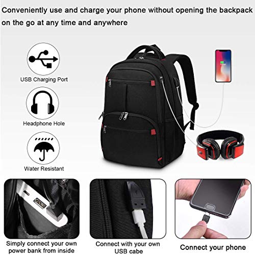 Kono Zaino da Viaggio per Laptop con Porta di Ricarica USB, Borsa da Lavoro Leggera Daypack Casual per Uomini e Donne, Adatto a Laptop da 15 Pollici Kono Zaino da Viaggio per Laptop con Porta di Ricarica USB, Borsa da Lavoro Leggera Daypack Casual per Uomini e Donne, Adatto a Laptop da 15 Pollici