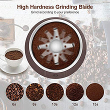 Carica l'immagine nel visualizzatore di Gallery, TOPERSUN Macinacaffè Elettrico con Lama 200W lame in acciaio inossidabile...