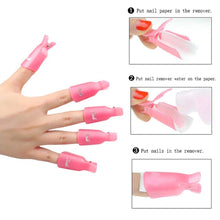 Carica l'immagine nel visualizzatore di Gallery, GeekerChip Kit Rimozione Smalto Semipermanente Clip,10 x