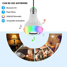 Carica l'immagine nel visualizzatore di Gallery, Lampadina Altoparlante, JOLVVN Luce LED Musica 2-In-1 Altoparlante