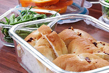 Carica l'immagine nel visualizzatore di Gallery, Set di contenitori per alimenti in vetro - 18 pezzi (9 + 9...