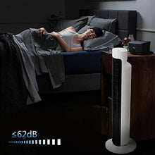 Carica l'immagine nel visualizzatore di Gallery, Aigostar Ventilatore a torre a 3 velocità con timer silenzioso impostato...