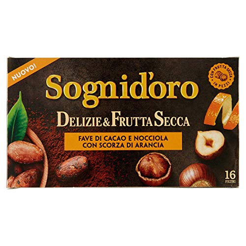 Sogni Doro Tisana Delizie&Frutta Secca Fave Cacao e Nocciola con Scorza di...