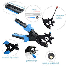 Carica l'immagine nel visualizzatore di Gallery, BONROB Pinza Fustellatrice, Perforatrice a Revolver, Buco Cintura BO003 - Ilgrandebazar