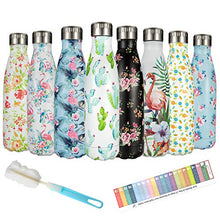 Carica l'immagine nel visualizzatore di Gallery, BEI & HONG Borraccia Termica 500 ml, Bottiglia Acqua Acciaio 500ml, Cactus