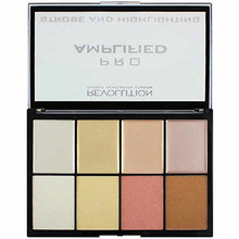 Carica l'immagine nel visualizzatore di Gallery, makeup Revolution Pro amplificato Strobe & highlighting- palette, Ultr... - Ilgrandebazar