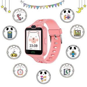AGPTEK Smartwatch Bambini 8 in 1 Orologio Intelligente per con Rosa - Ilgrandebazar