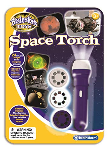 Brainstorm Toys, Torcia con proiettore Spaziale Space Torch, Gioco educativo - Ilgrandebazar