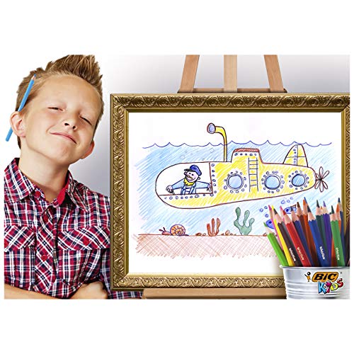 Bic Kids Evolution ECOlutions Matite Colorate | 18 Colori Assortiti Con Mina Super Resiste - 5