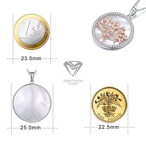 Ciondolo Albero Della Vita In Argento Sterling 925 Con Catena - Vero Argento