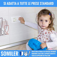 Carica l'immagine nel visualizzatore di Gallery, Somiler Copriprese Per Bambini Universale La Sicurezza |Set Nero - Ilgrandebazar