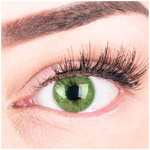 GLAMLENS Lenti a contatto colorate verdi Green mensili con