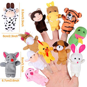 Joinfun 28pcs Set di Pupazzi da Dito per Bambini 22pcs Cartoon Animal Hand... - Ilgrandebazar