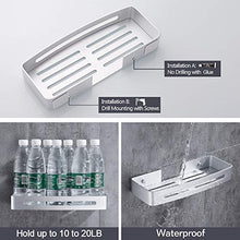 Carica l'immagine nel visualizzatore di Gallery, Hoomtaook Mensola da Doccia Organizzatore Senza Chiodi, Danni Nastro...