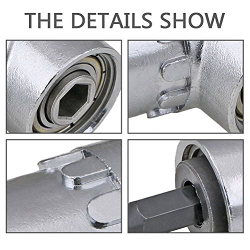 Set 4 Prolunghe Flessibili Per Trapani | Adattatori Angolari | Per Spazi Stretti | Compatibile Con Avvitatori - Foto 11