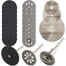 Carica l'immagine nel visualizzatore di Gallery, Nahuaa 30 Pz Dischi Taglio Dremel Set Lama HSS Sega Circolare Mini Dischi... - Ilgrandebazar