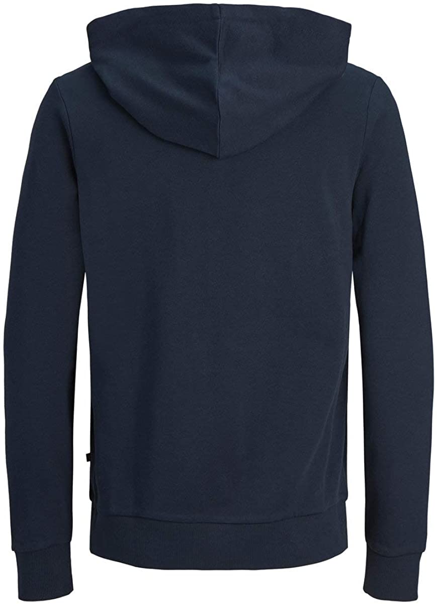 Felpa Con Cappuccio E Zip Con Logo | Grigio Scuro | Jack & Jones - Foto 8