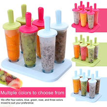 Carica l'immagine nel visualizzatore di Gallery, Bluelves Stampi Ghiaccioli, Popsicle Stampi, 6 Grande Miscelazione Del Colore