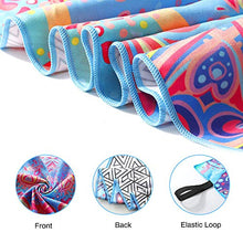 Carica l'immagine nel visualizzatore di Gallery, AtailorBird Telo Mare Grande Asciugamano da Spiaggia in 180x90cm, Modello 1