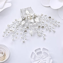 Carica l'immagine nel visualizzatore di Gallery, Yean,pettini per capelli da matrimonio con perle e strass, sposa,... - Ilgrandebazar