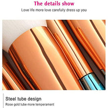 Carica l'immagine nel visualizzatore di Gallery, Sirene Spazzola di Trucco, INTVN Pacco da 11pezzi Pennelli Pennello + cotone