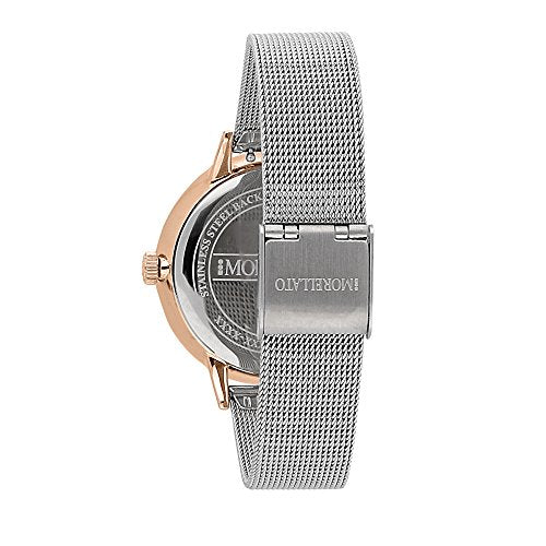 Orologio Donna Morellato Poetica - Cinturino Acciaio Milanese, Quadrante Bianco, Vetro Minerale, Impermeabile 5 ATM, Movimento Al Quarzo